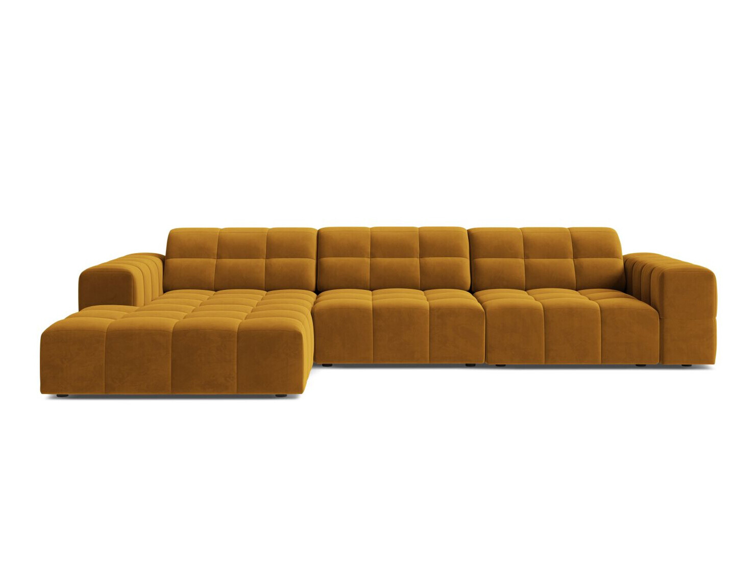 Modularna kotna sedežna garnitura Somelo 102 (Bluvel 68)
