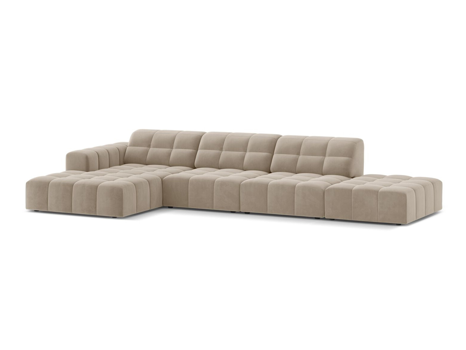 Modularna kotna sedežna garnitura Somelo 103 (Bluvel 30)