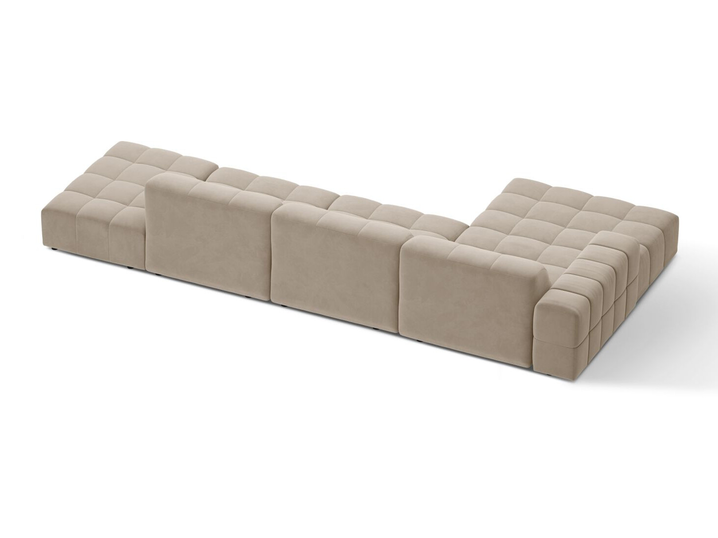 Modularna kotna sedežna garnitura Somelo 103 (Bluvel 30)