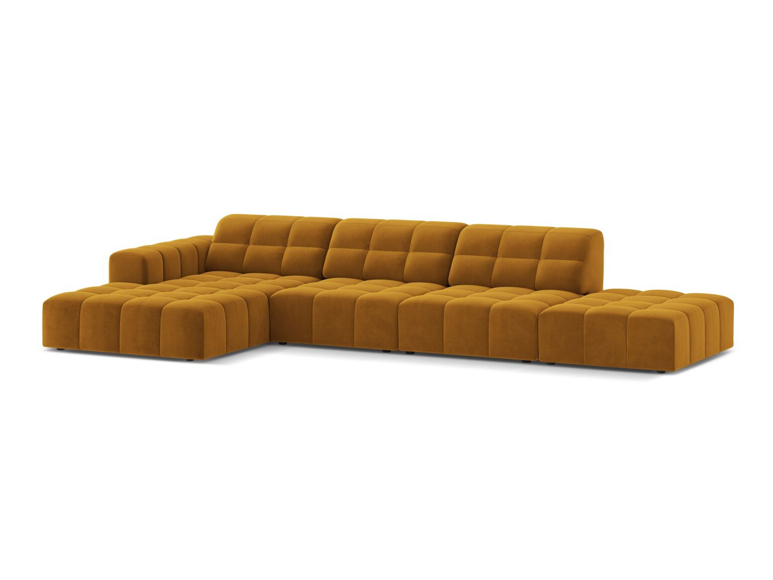Modularna kotna sedežna garnitura Somelo 103 (Bluvel 68)