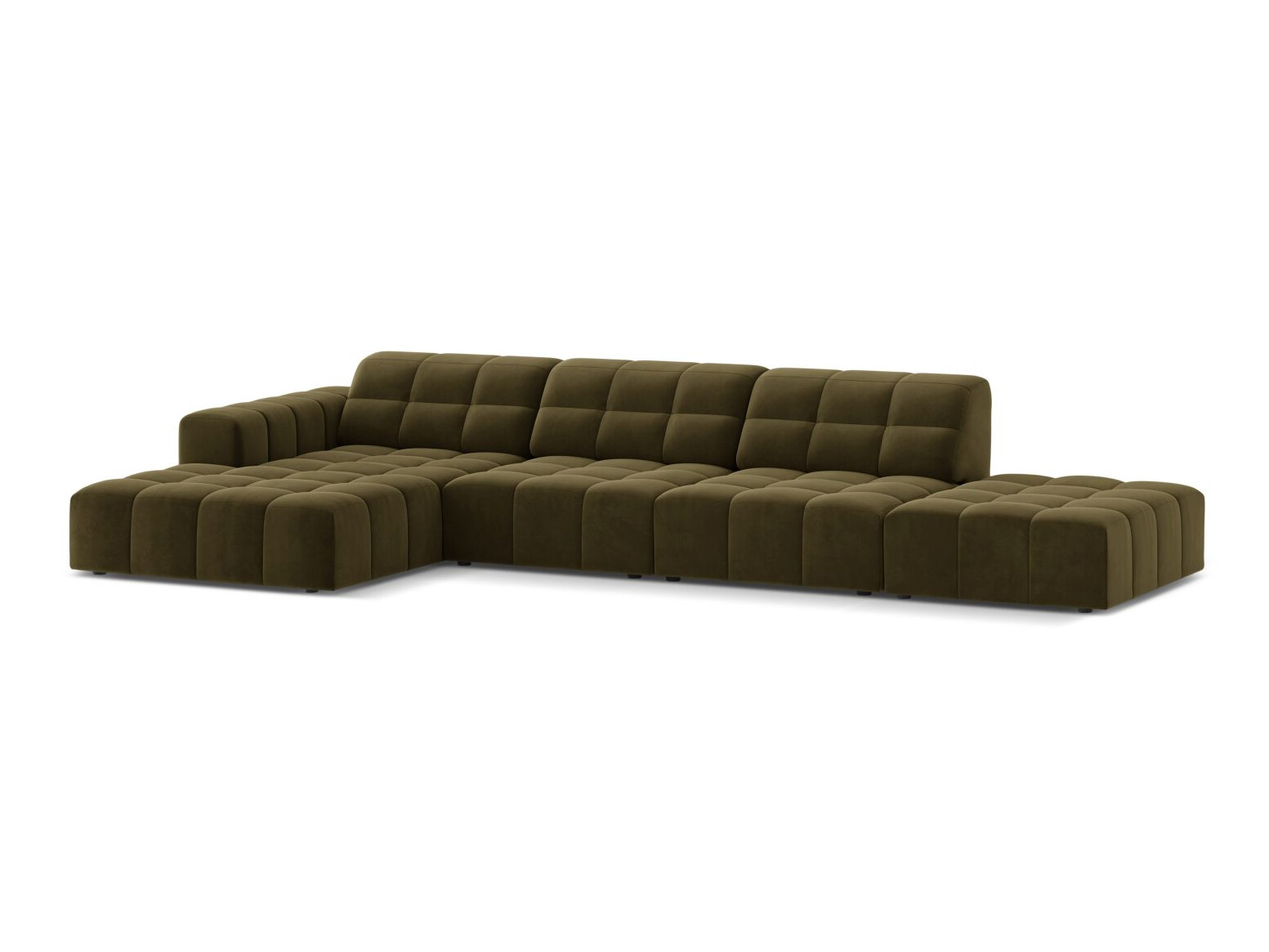 Modularna kotna sedežna garnitura Somelo 103 (Bluvel 77)