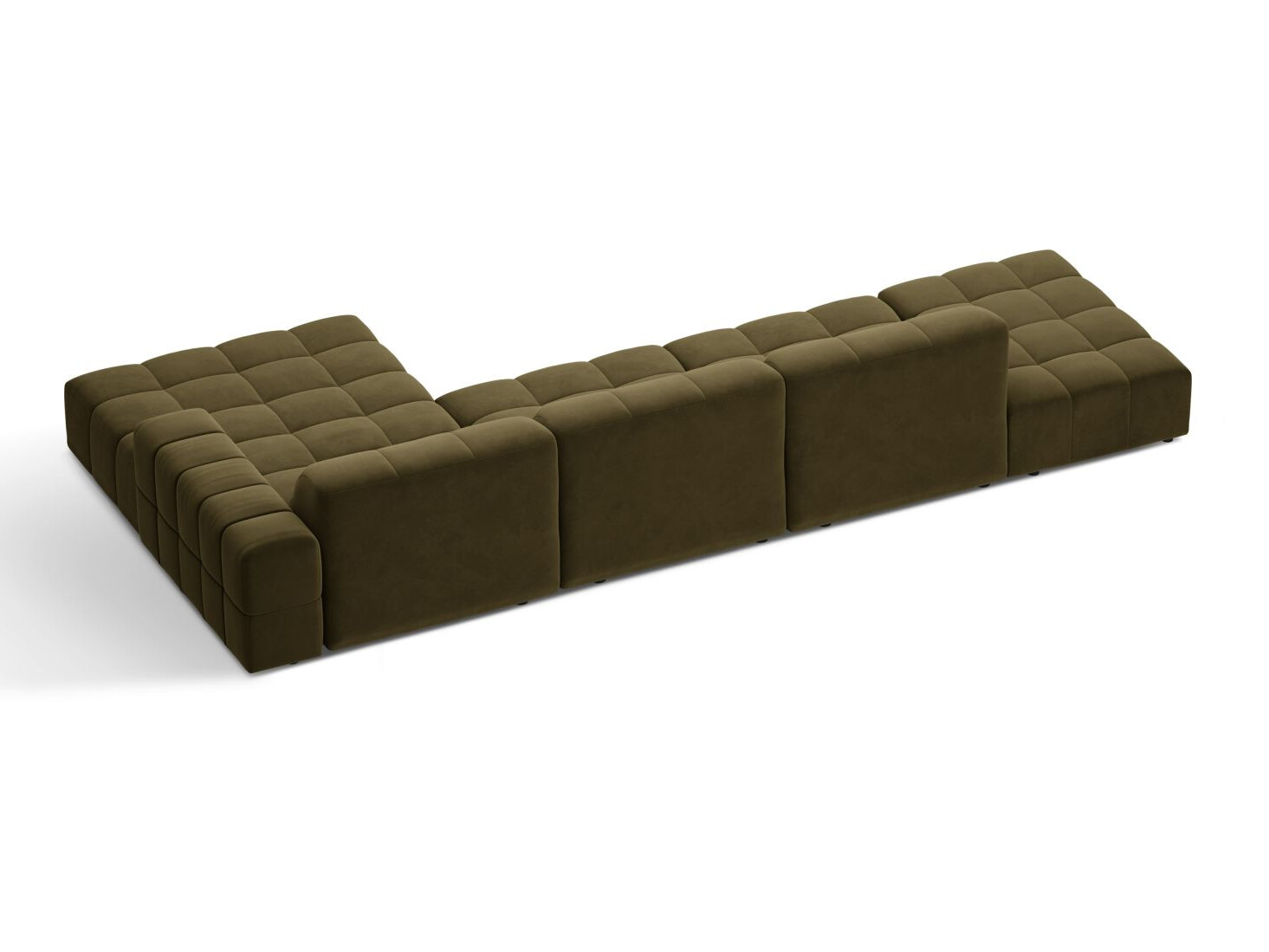 Modularna kotna sedežna garnitura Somelo 103 (Bluvel 77)