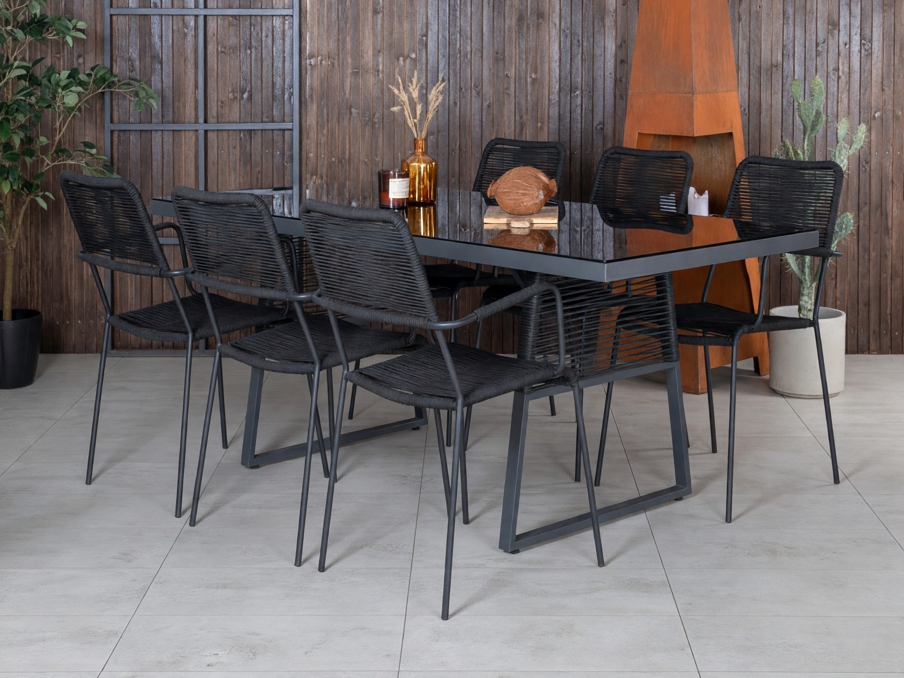 Komplet mize in stolov Dallas 5291
