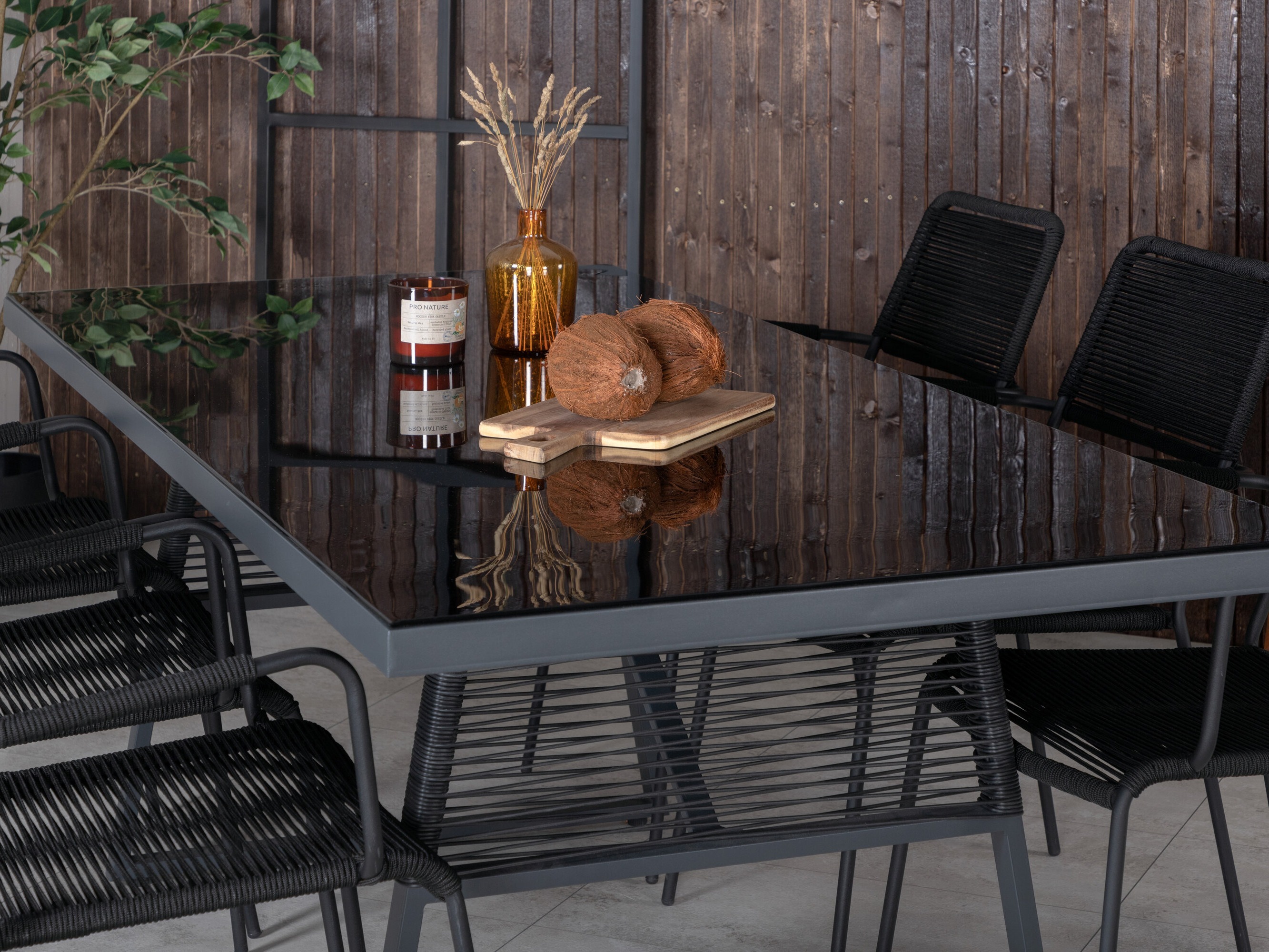 Komplet mize in stolov Dallas 5291