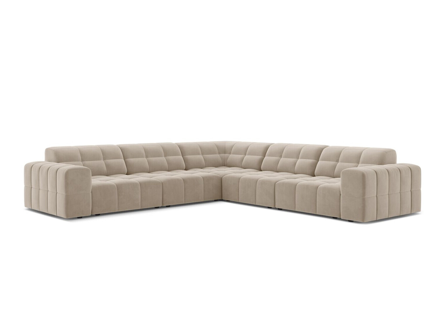 Modularna kotna sedežna garnitura Somelo 104 (Bluvel 30)
