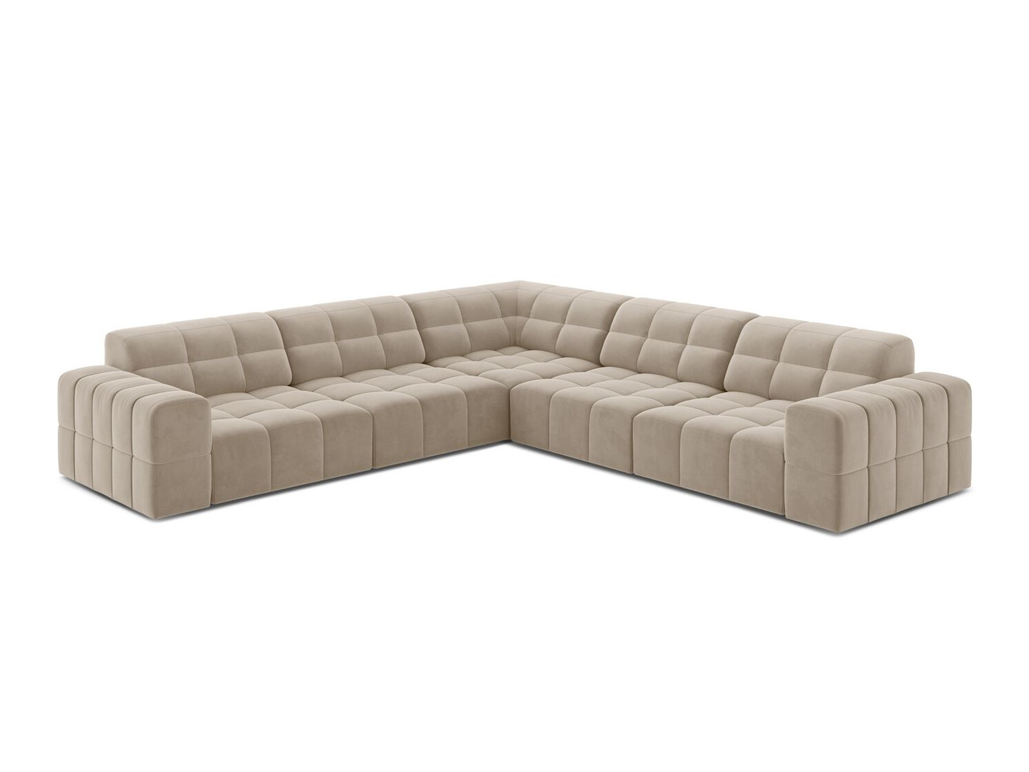 Modularna kotna sedežna garnitura Somelo 104 (Bluvel 30)