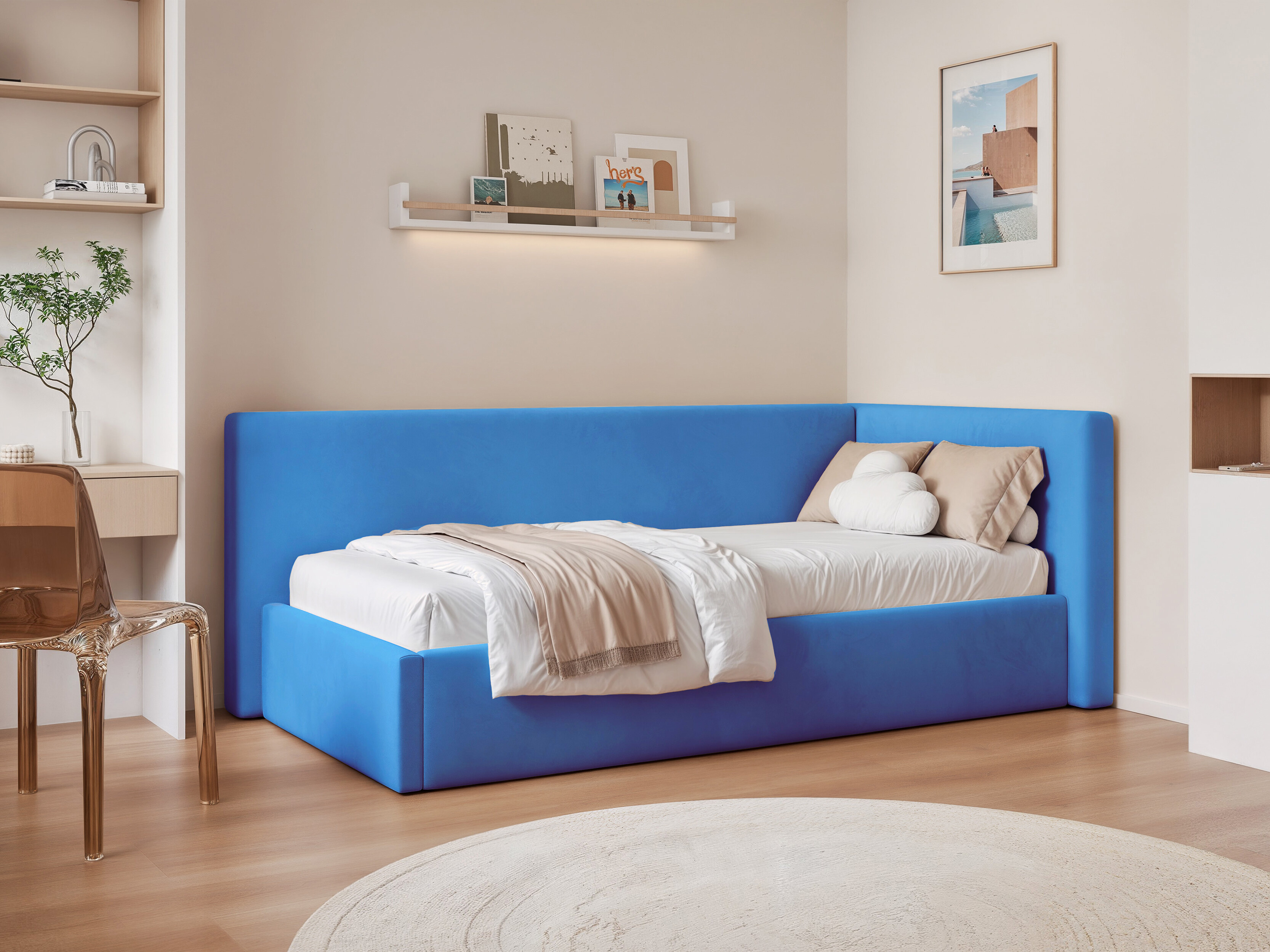 Postelja Martinez 132 (Magic Velvet 2226)