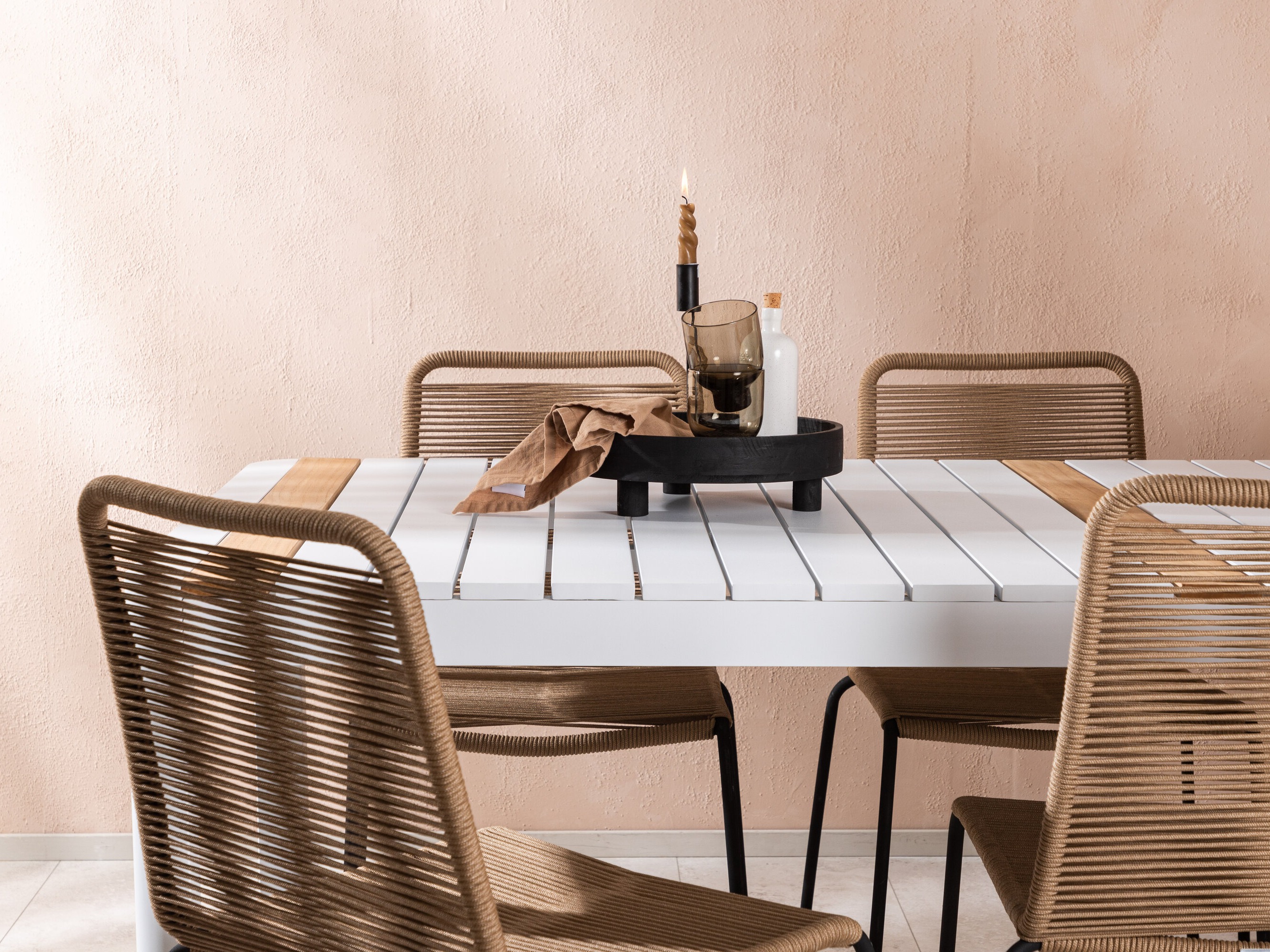 Komplet mize in stolov Dallas 5292