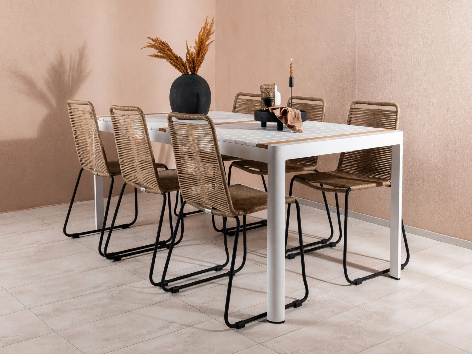 Komplet mize in stolov Dallas 5292