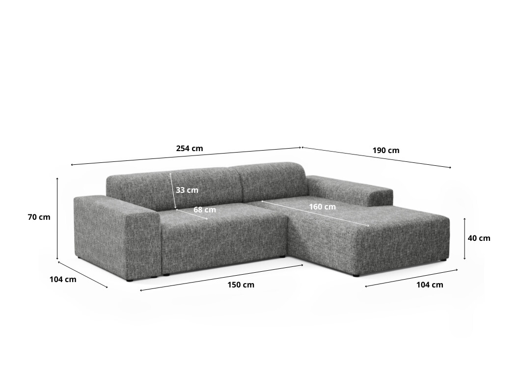 Modularna kotna sedežna garnitura Lutivi 101 (Imo 35)