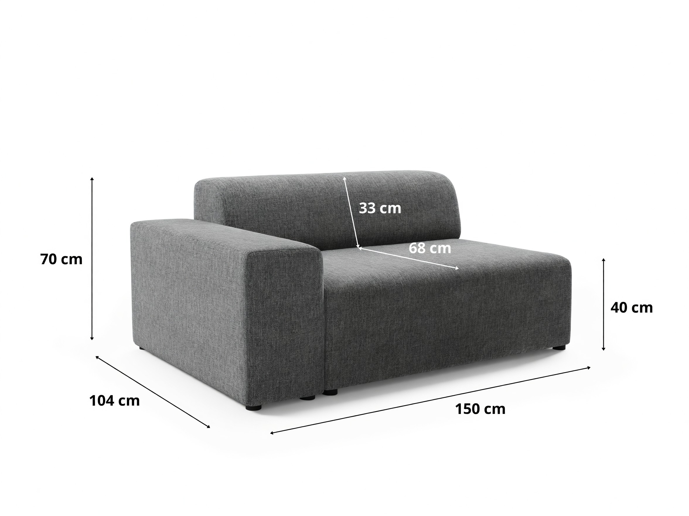 Modularni sedežni element Lutivi 110 (Imo 30)