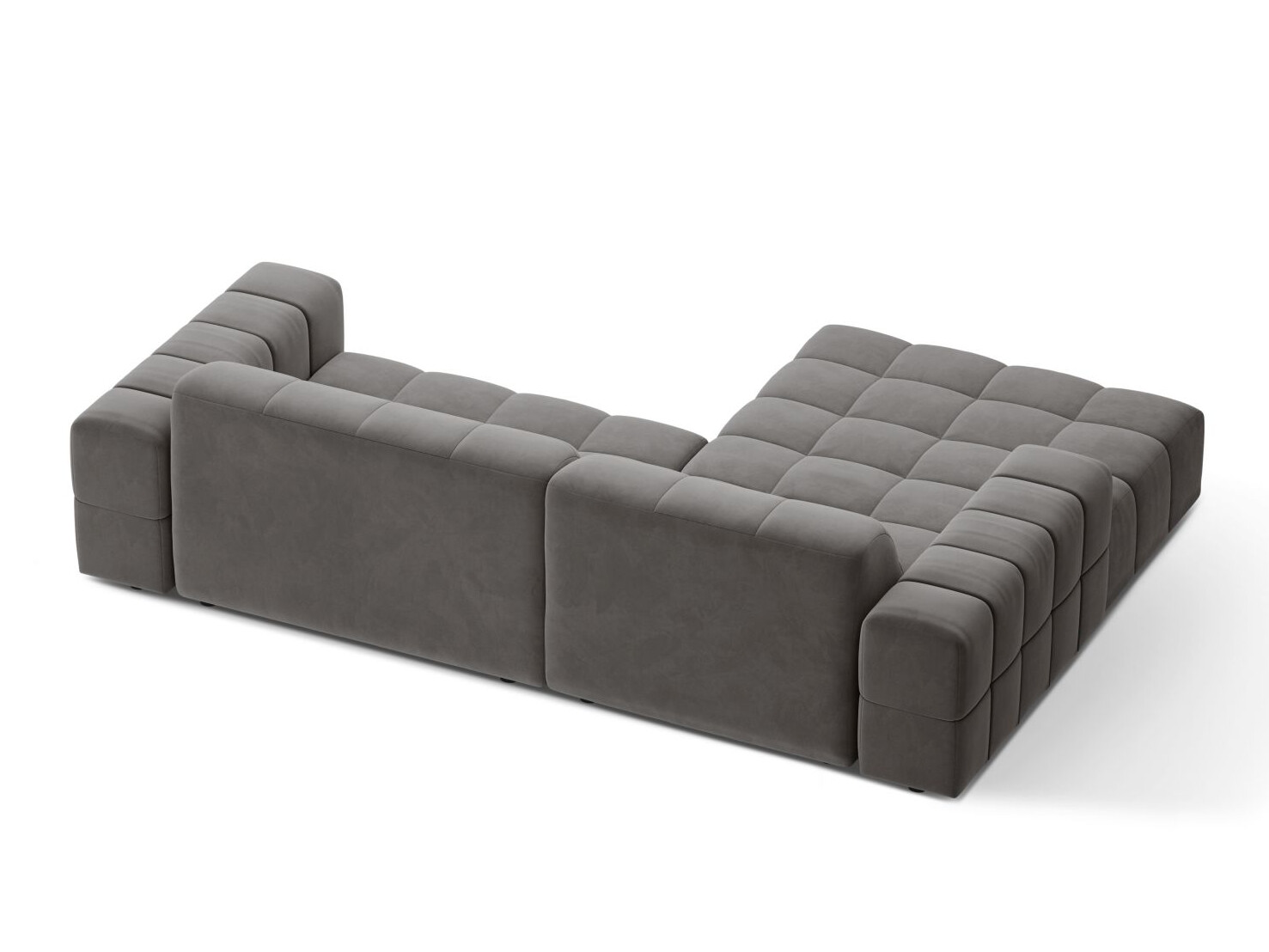 Modularna kotna sedežna garnitura Somelo 108 (Bluvel 13)