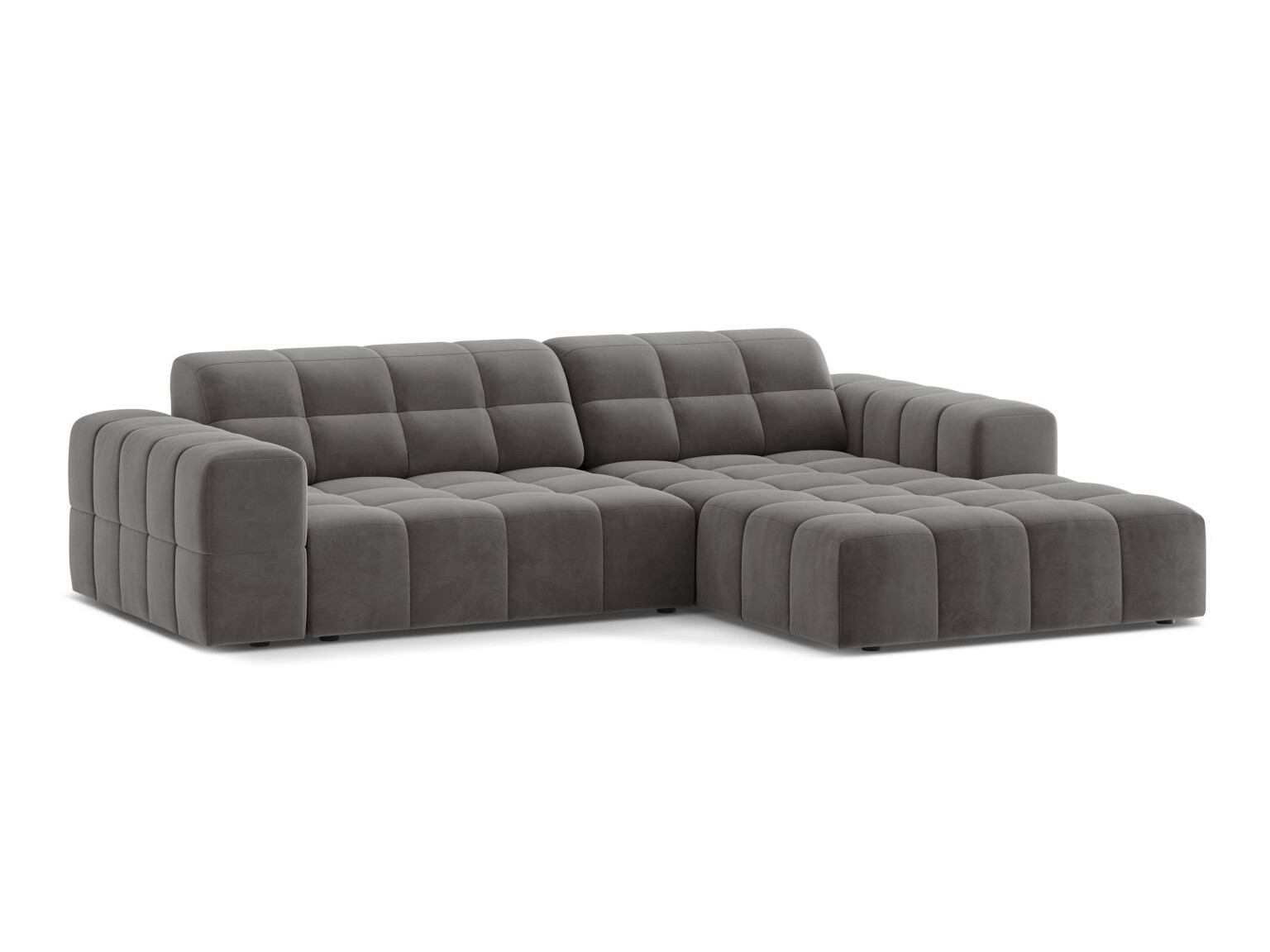 Modularna kotna sedežna garnitura Somelo 108 (Bluvel 13)