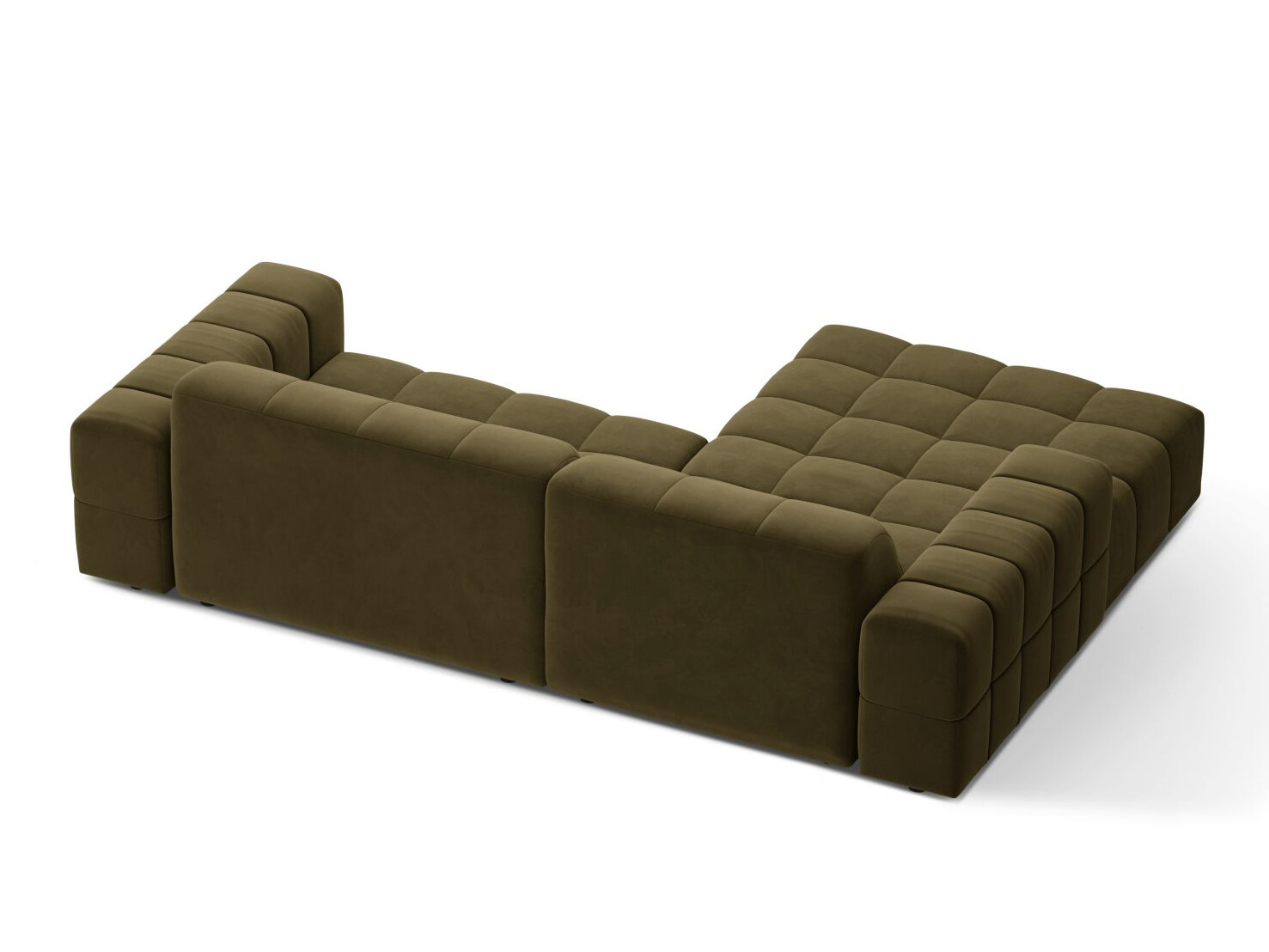Modularna kotna sedežna garnitura Somelo 108 (Bluvel 77)