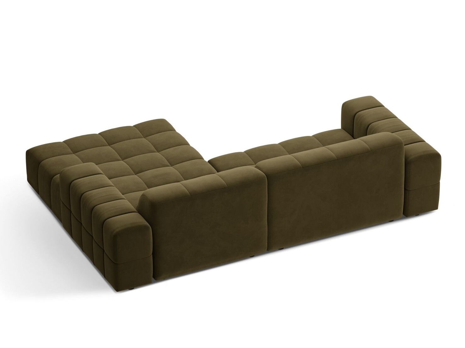 Modularna kotna sedežna garnitura Somelo 108 (Bluvel 77)