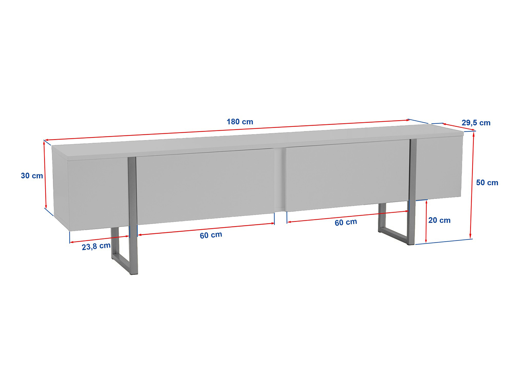 TV-omarica Novato 105 (Bor + Črna)