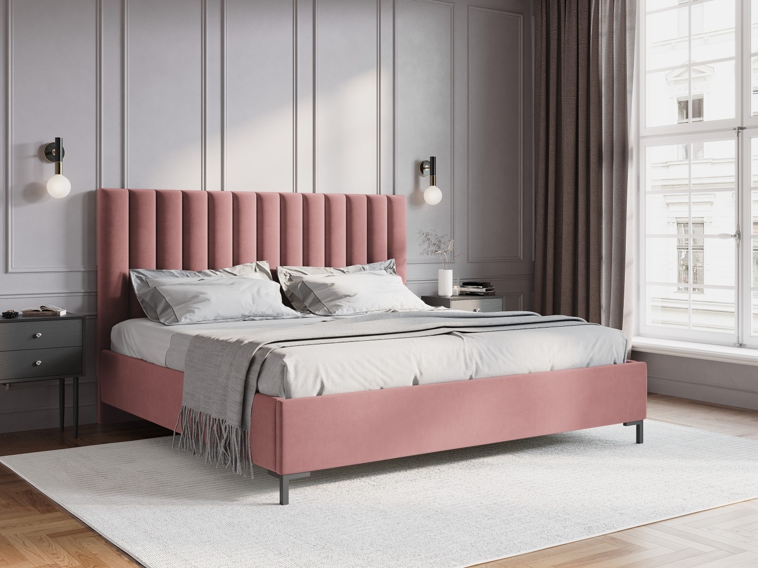 Postelja Beckley 146 (Bluvel 52)