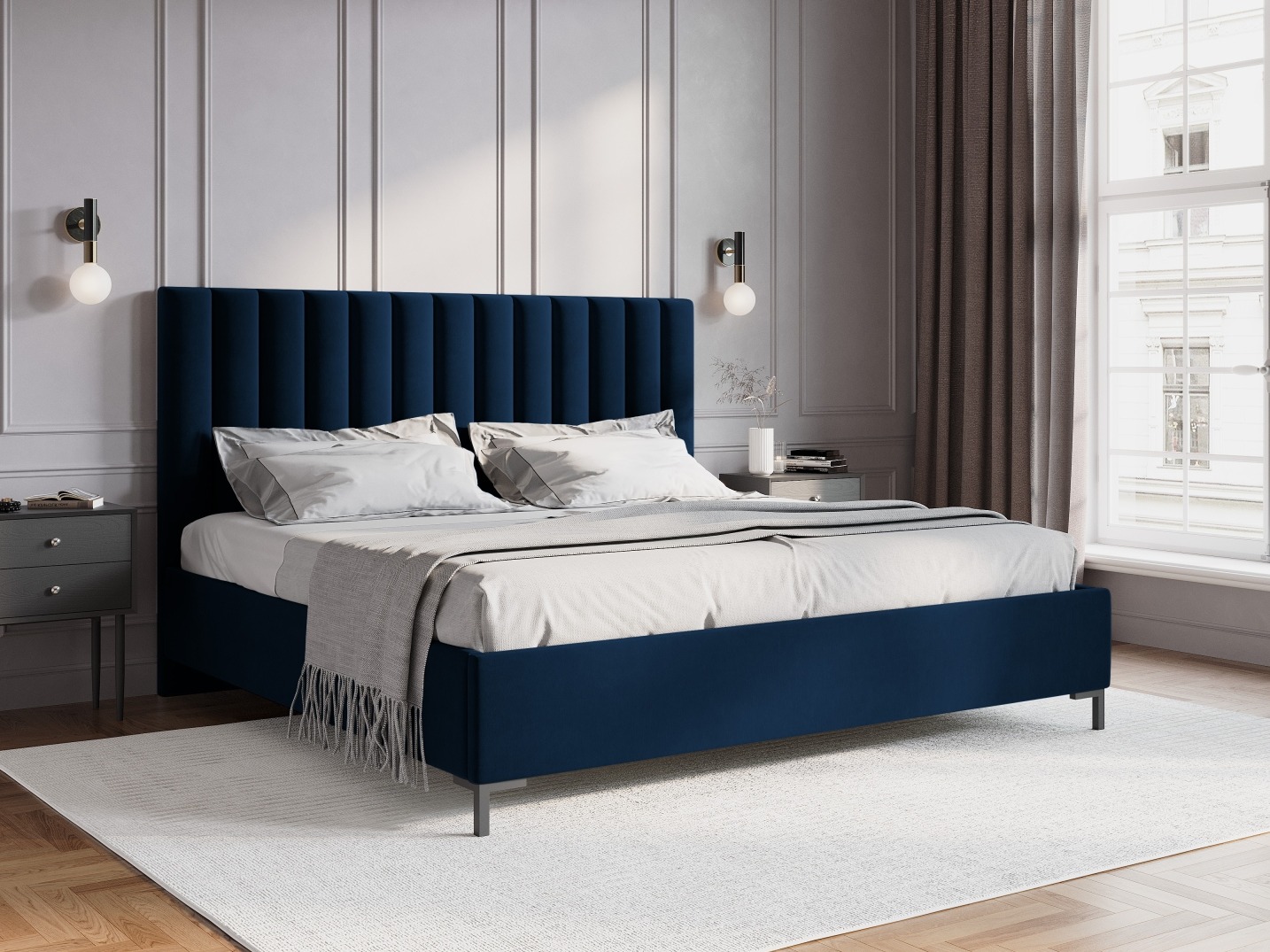 Postelja Beckley 146 (Bluvel 86)