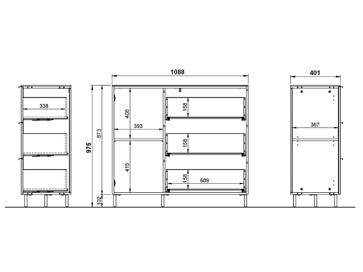 Komoda Sacramento 534 (Kašmir)