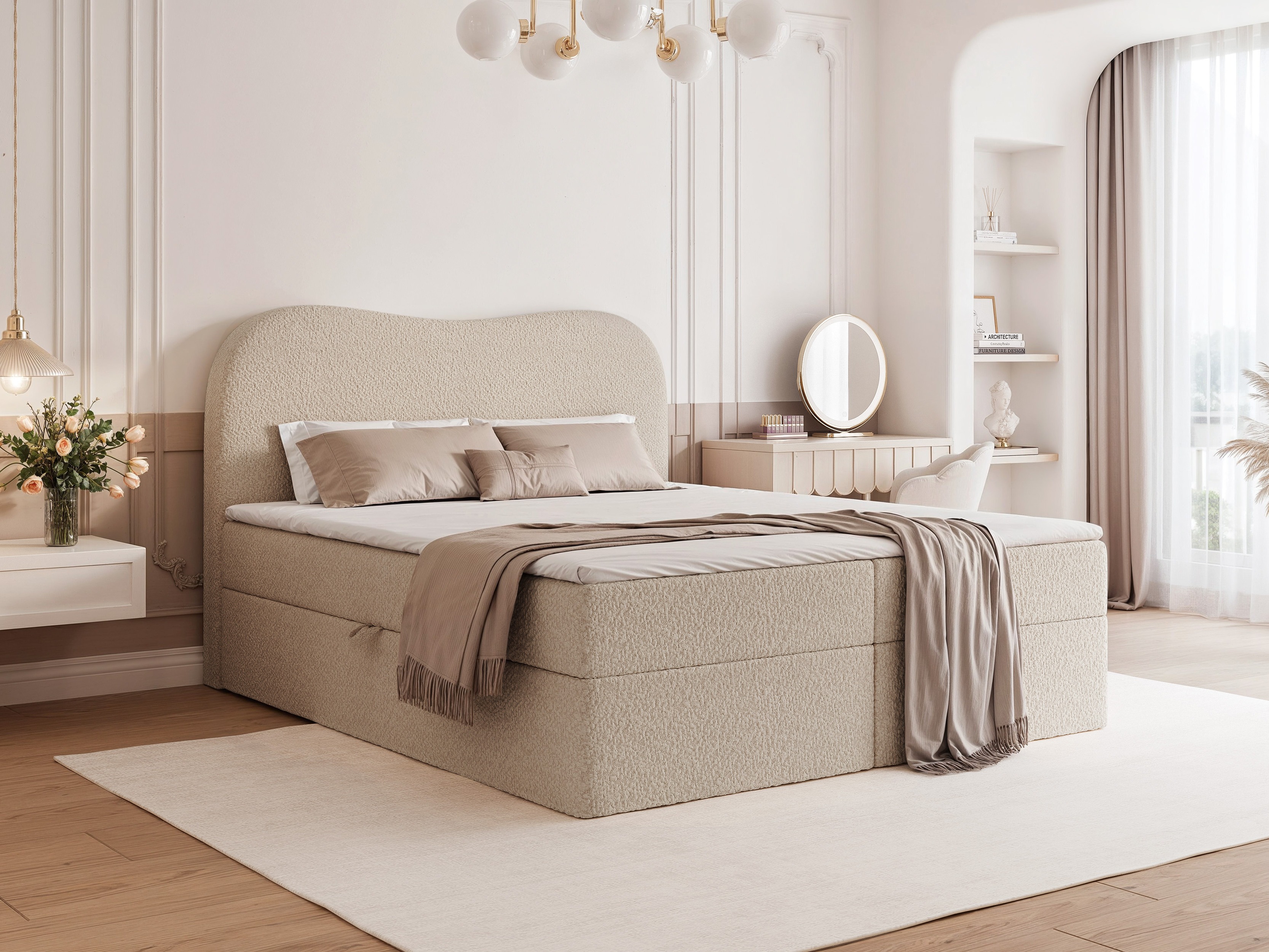 Boxspring postelja Hesperia 117 (Abriamo 02)