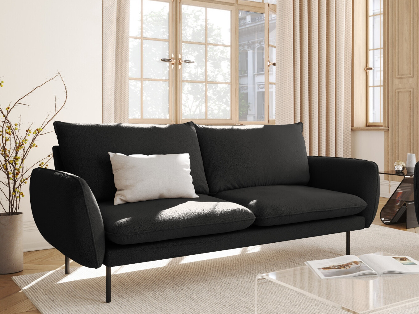 Kavč Ferlevi 109 (Ascot Black)