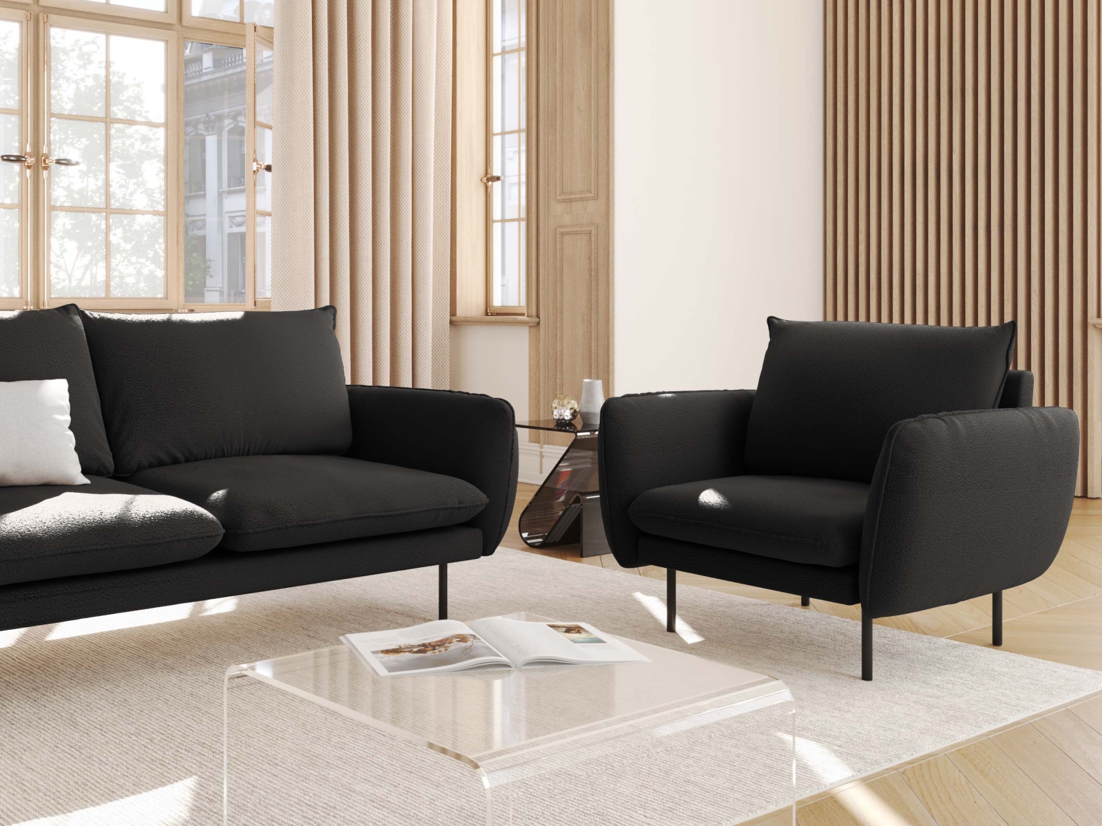 Fotelj Ferlevi 110 (Ascot Black)