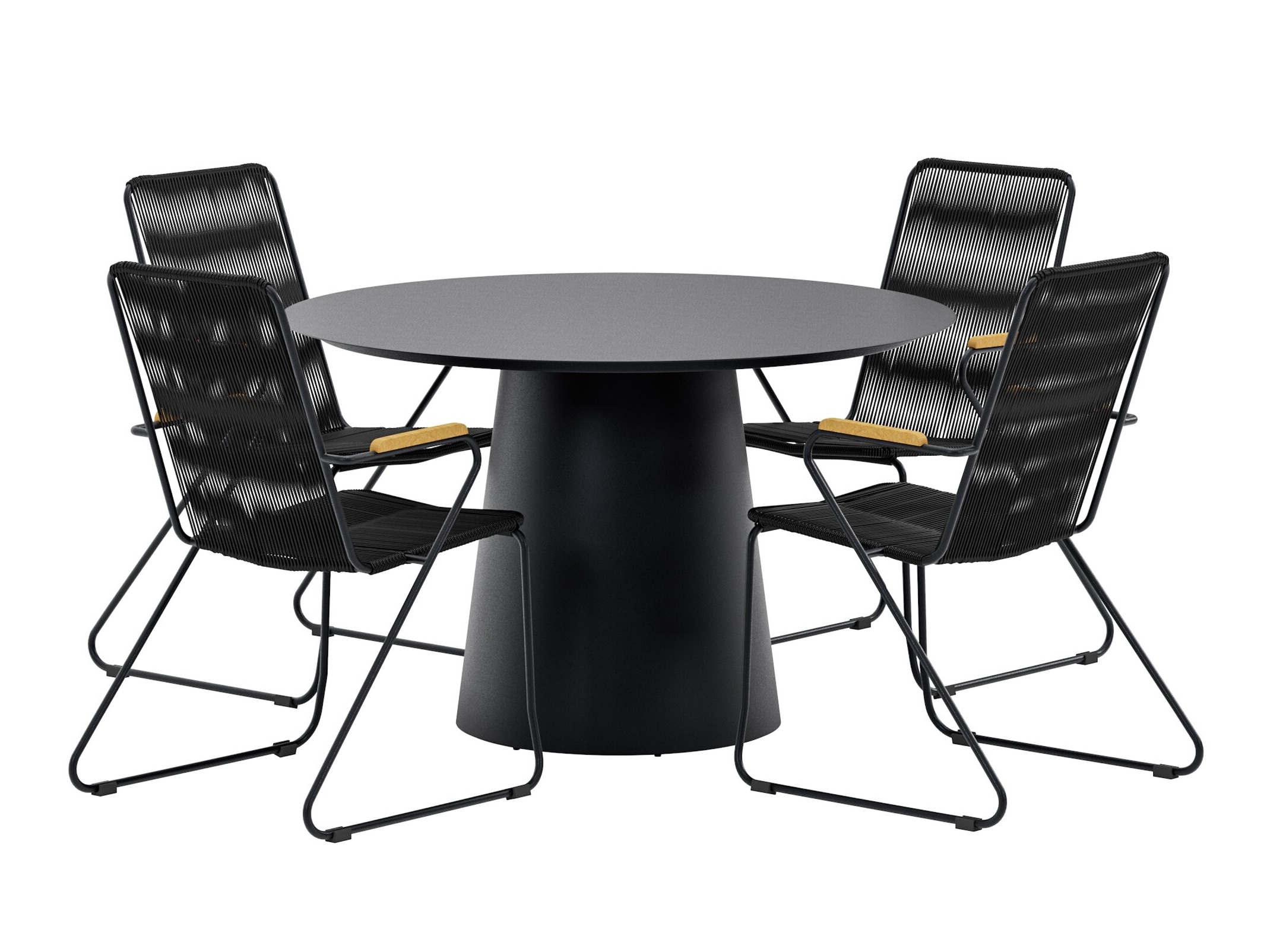Komplet mize in stolov Dallas 5316