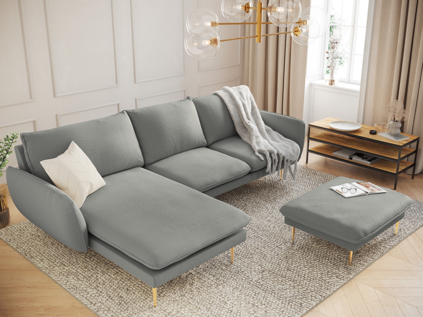 Kotna garnitura Ferlevi 113 (Ascot Taupe)