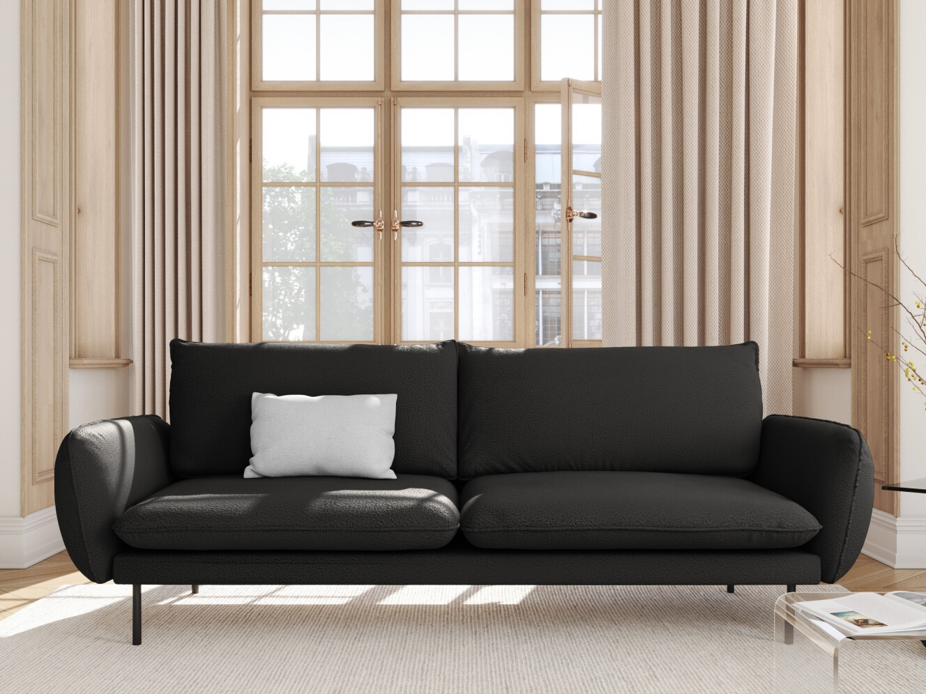 Kavč Ferlevi 115 (Ascot Black)