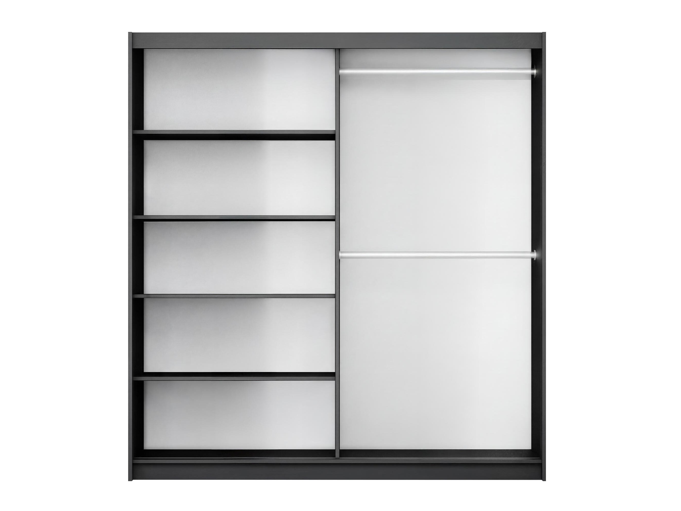 Garderobna omara Honolulu 125 (Črna)