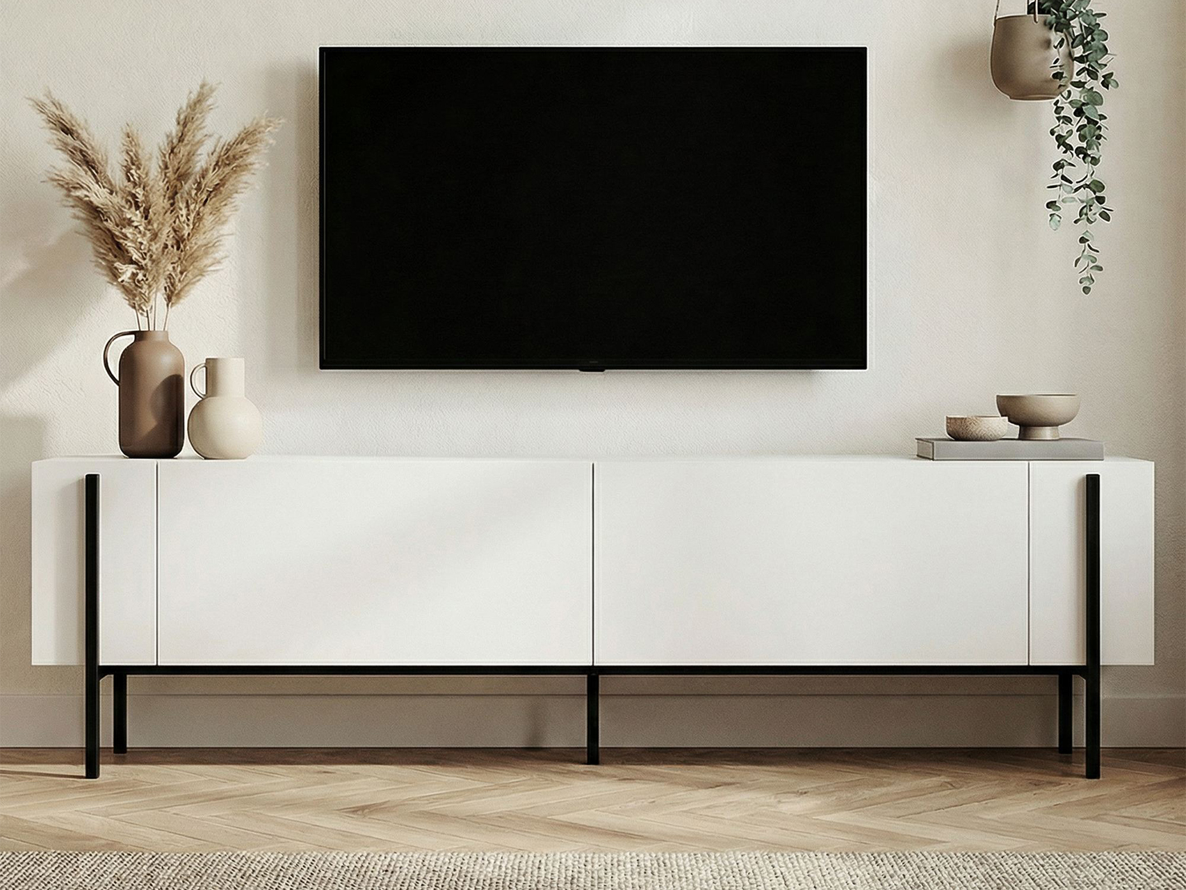 TV-omarica Novato 154 (Bela + Črna)