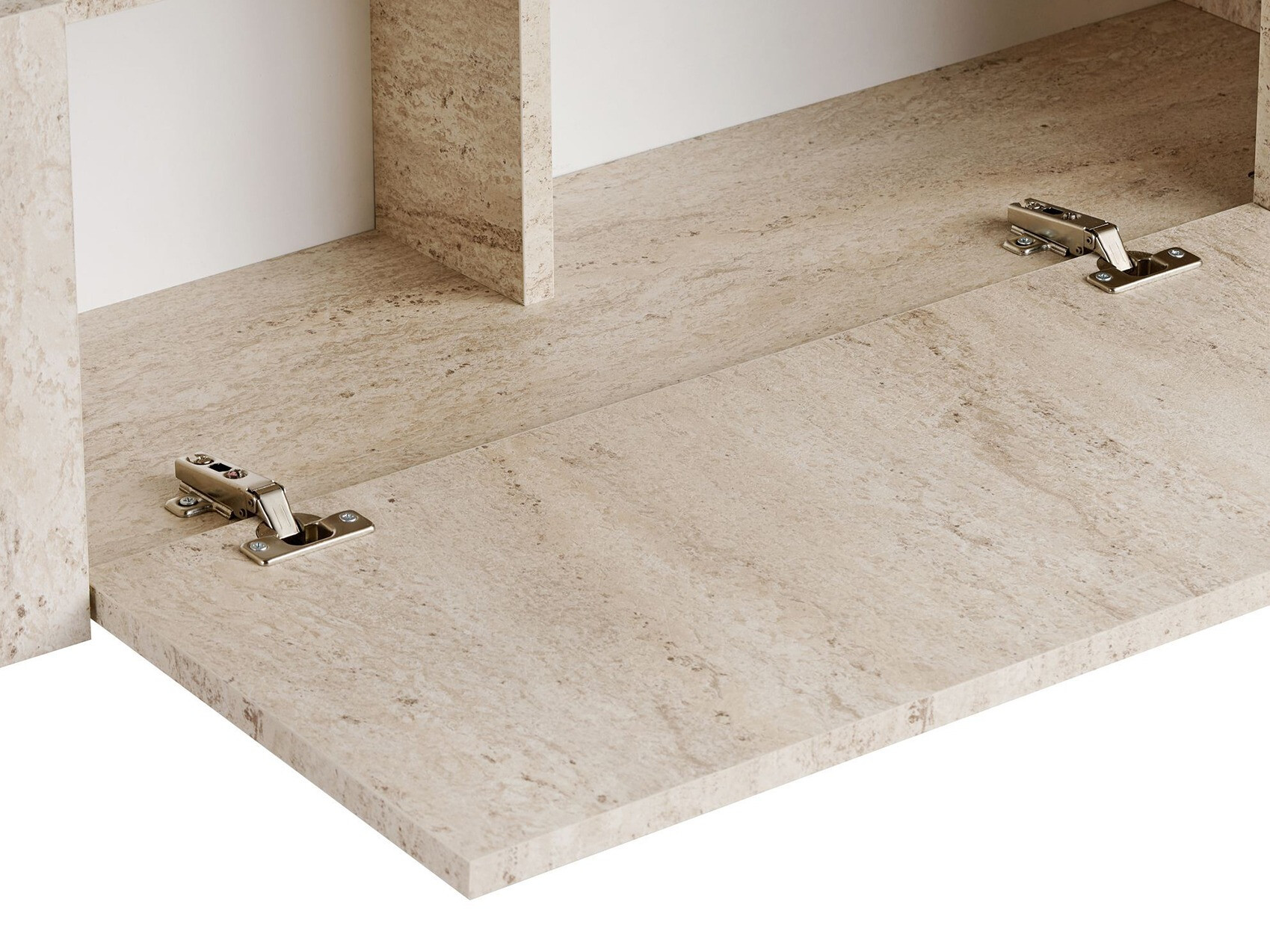 TV-omarica Novato 154 (Zlata + Svetla Travertine)
