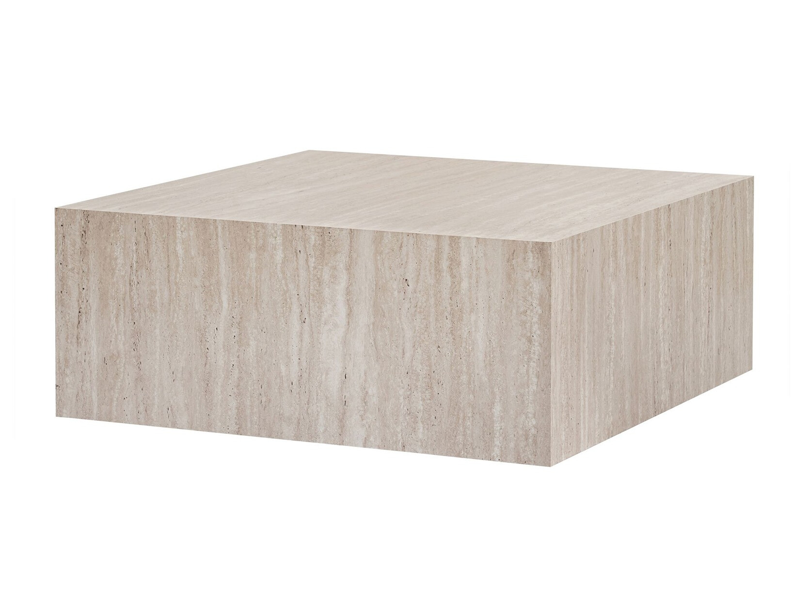 Klubska mizica Novato 160 (Svetla Travertine)