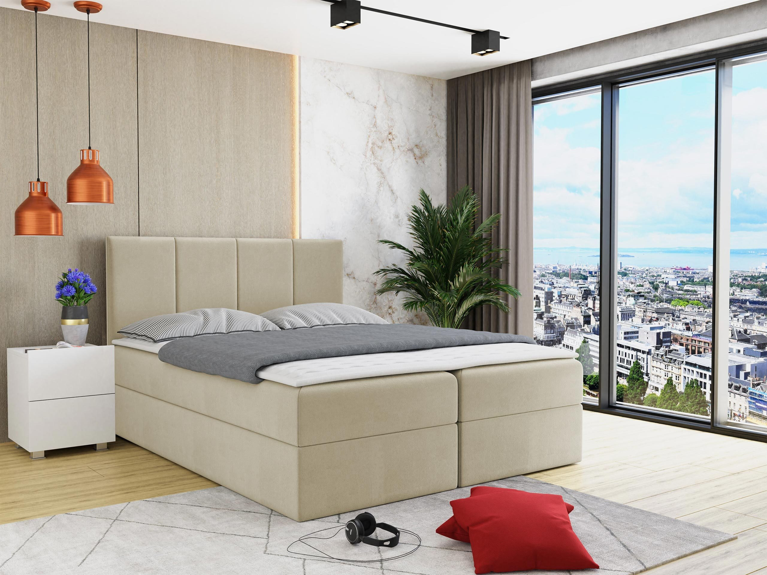 Boxspring postelja Oppidum (Polo 872)