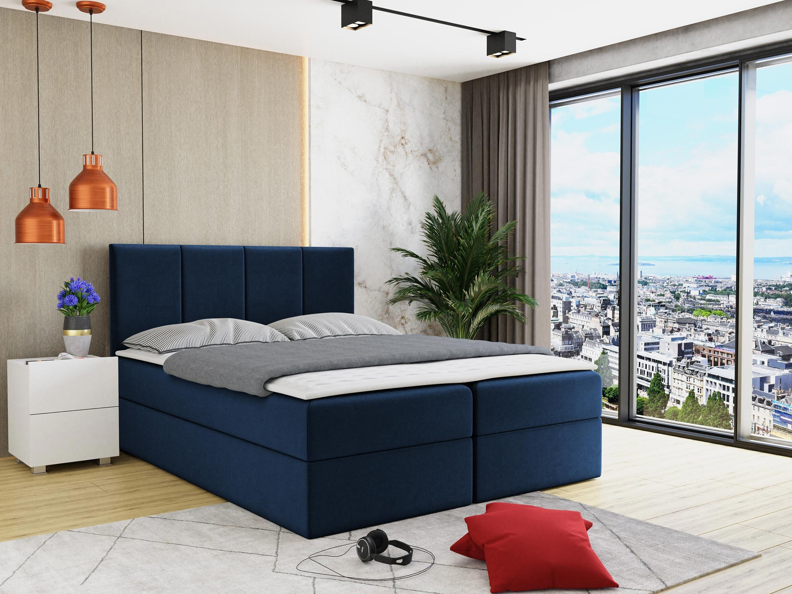Boxspring postelja Oppidum (Polo 891)