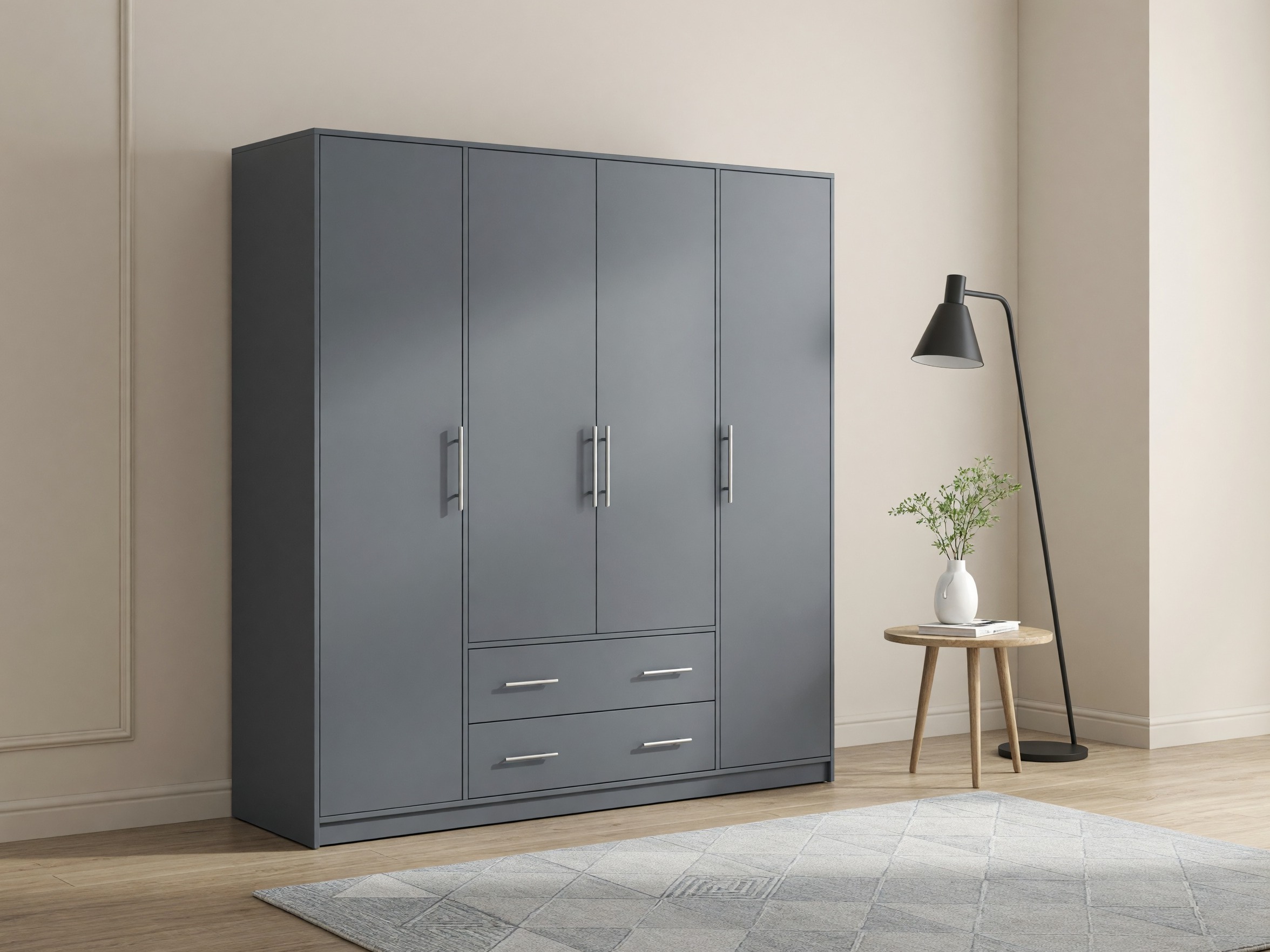 Garderobna omara Cavmero 100 (Antracit)