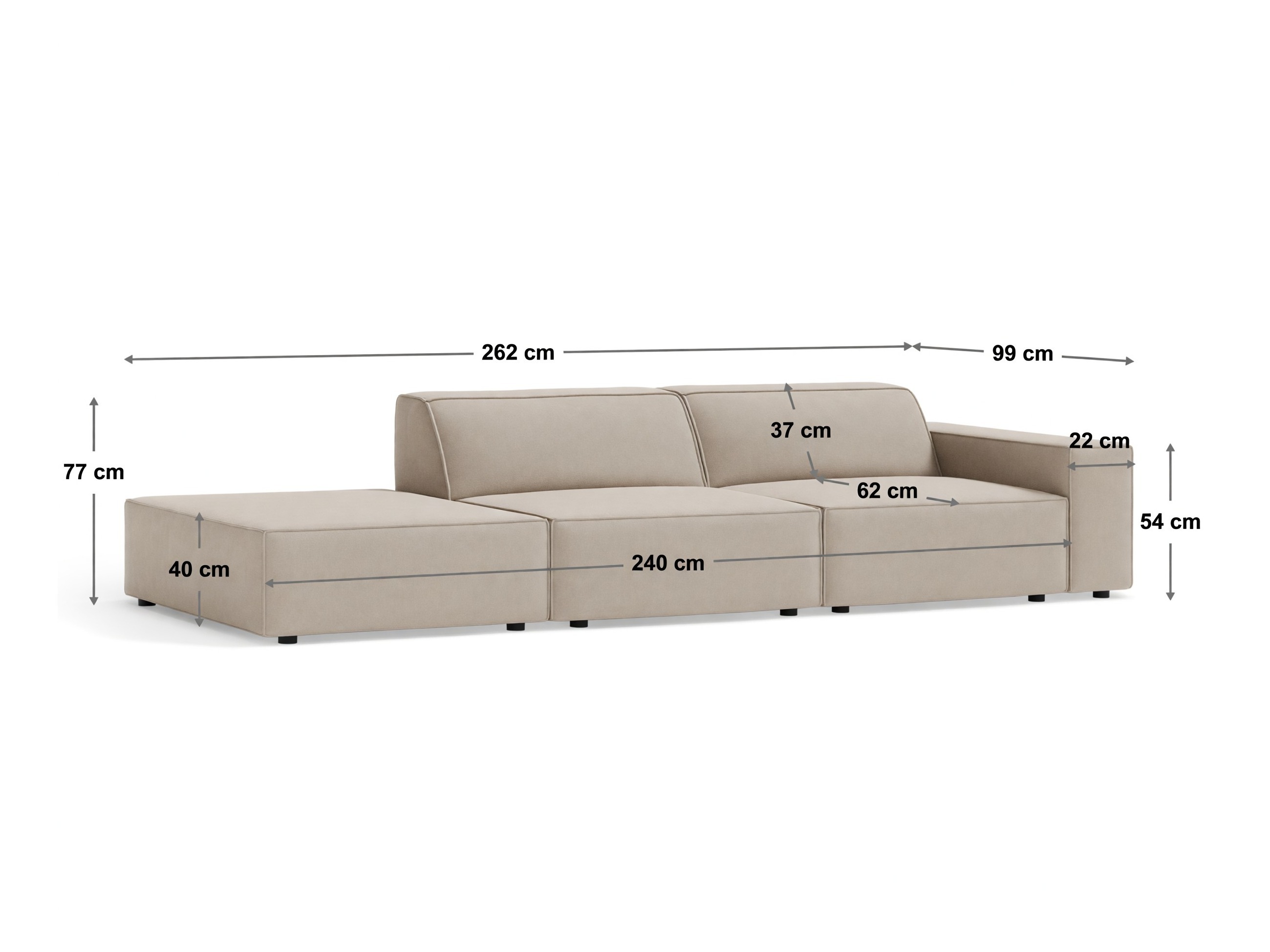 Modularni kavč Lomcalu 131 (Venus 2923)