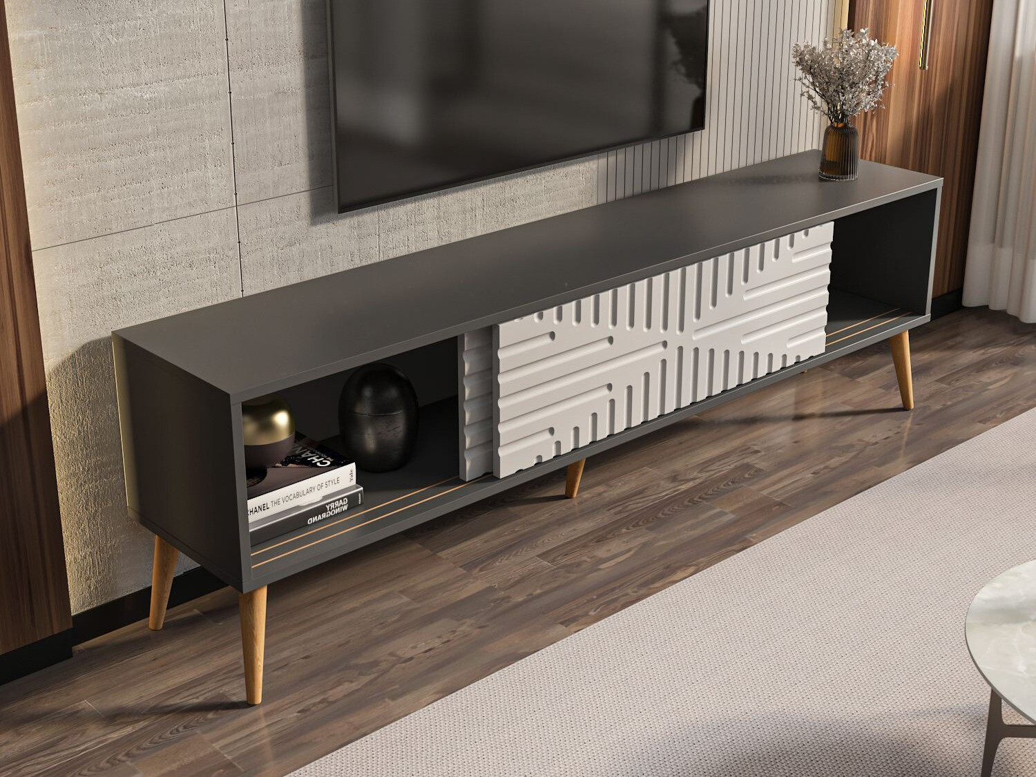 TV-omarica Kailua 2771 (Bela + Antracit)