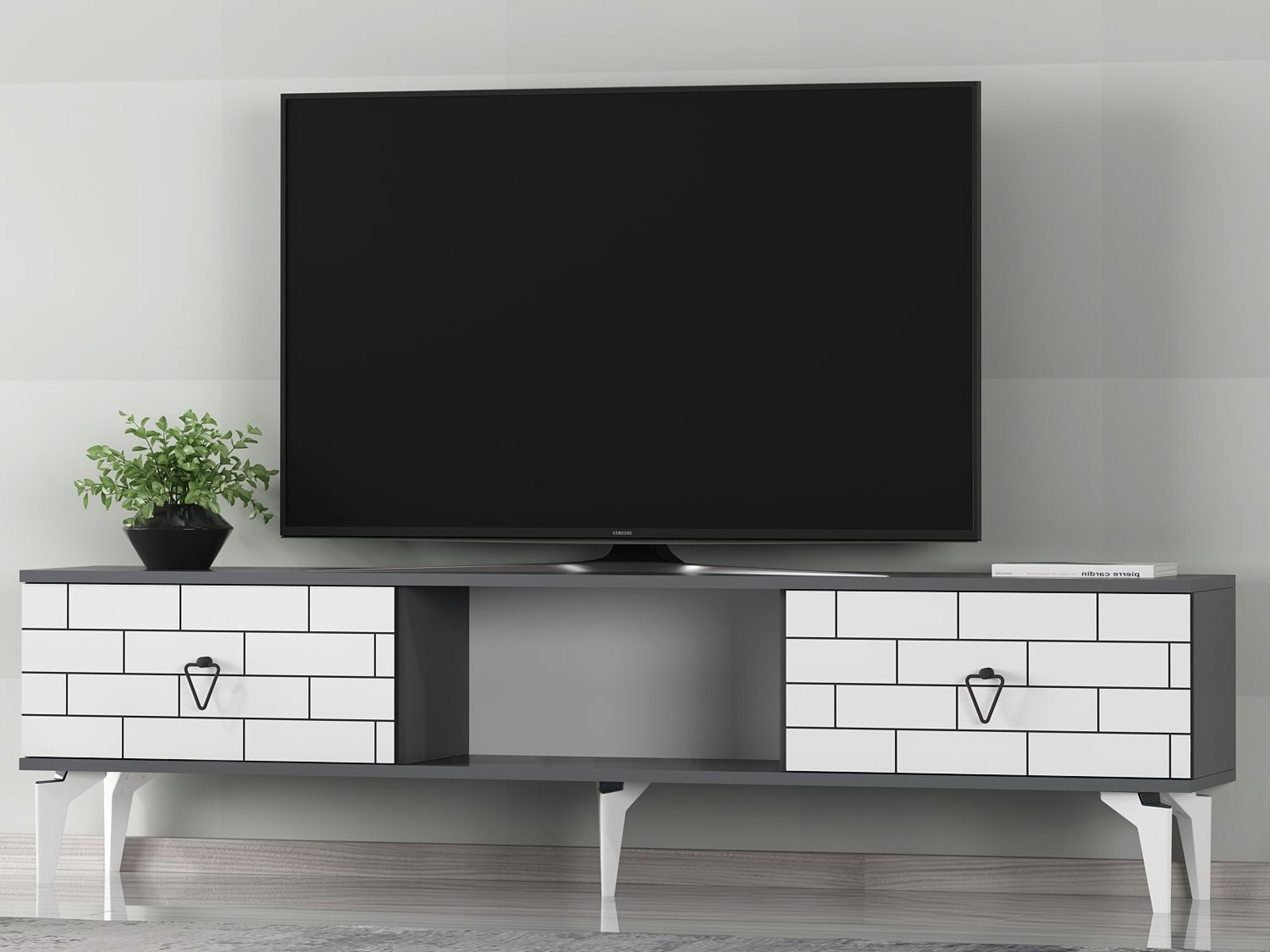 TV-omarica Kailua 2777 (Bela + Antracit)