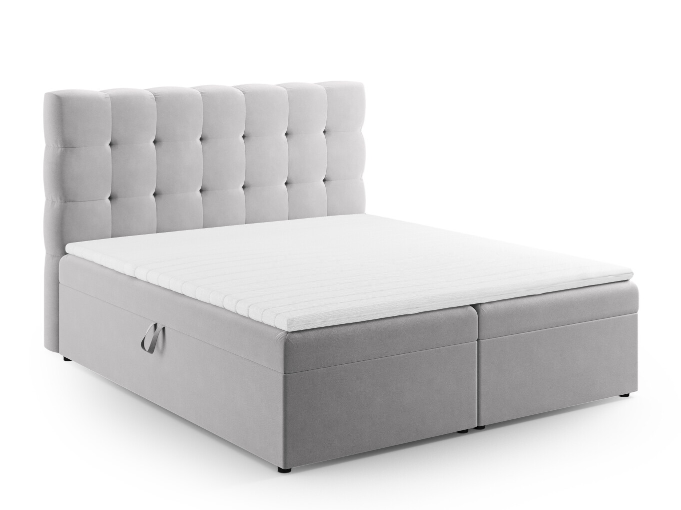 Boxspring postelja Calelbe 121 (Bluvel 03)