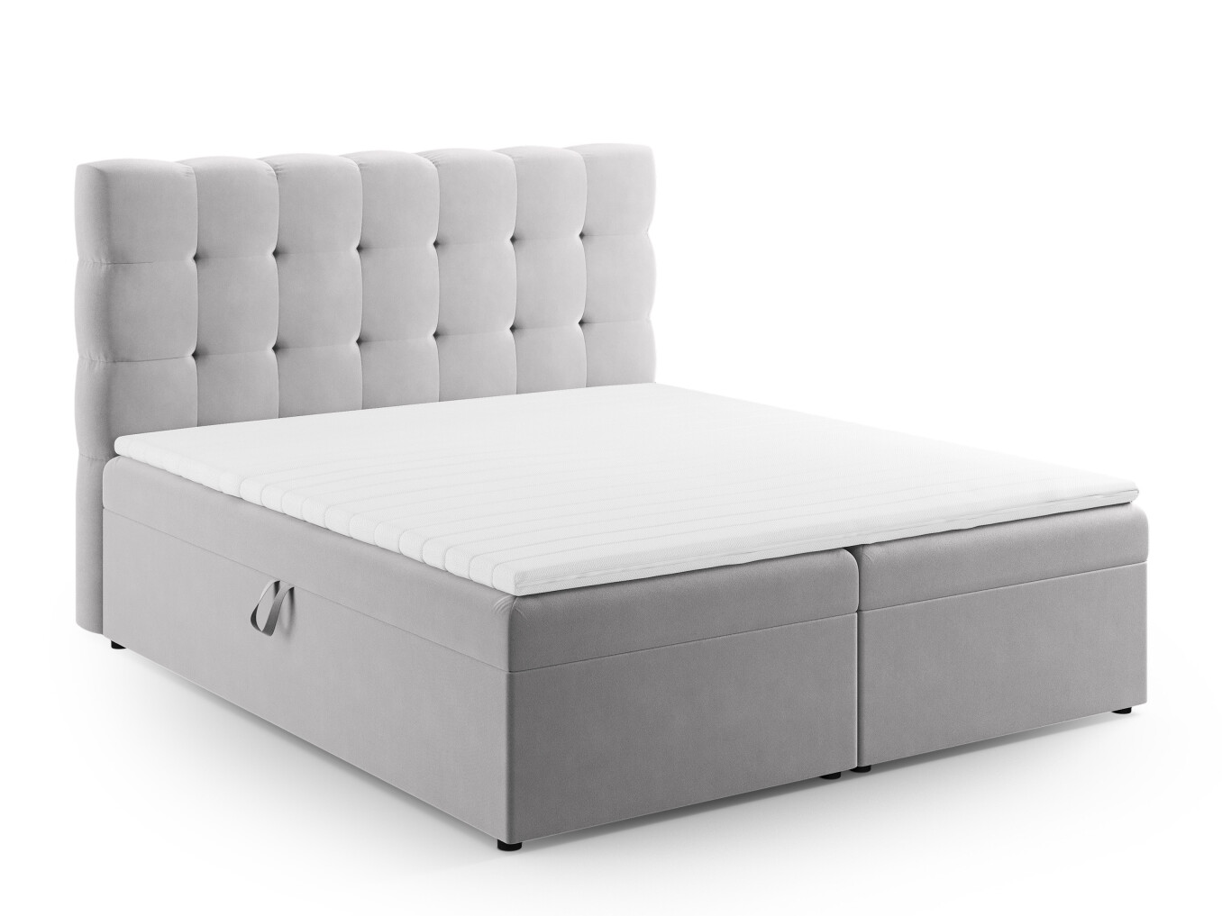 Boxspring postelja Calelbe 121 (Bluvel 03)