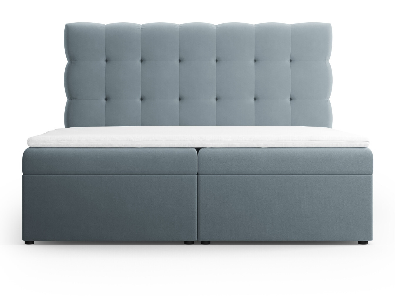 Boxspring postelja Calelbe 121 (Bluvel 06)