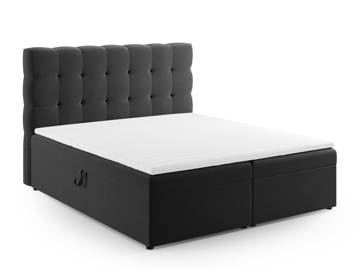 Boxspring postelja Calelbe 121 (Bluvel 14)