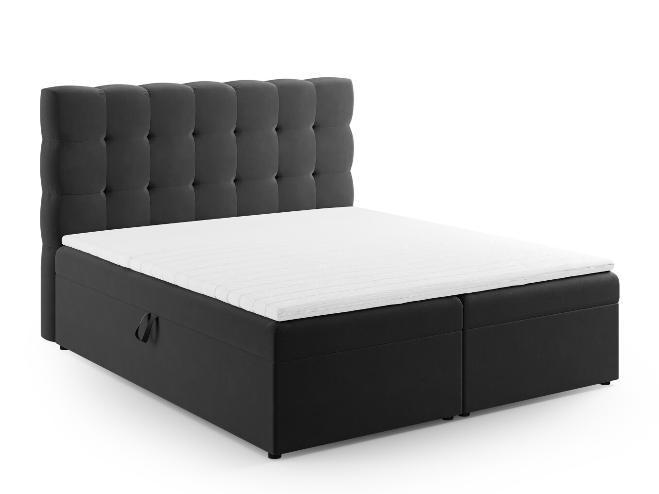Boxspring postelja Calelbe 121 (Bluvel 14)