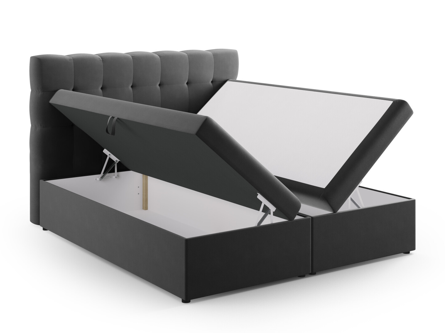Boxspring postelja Calelbe 121 (Bluvel 14)