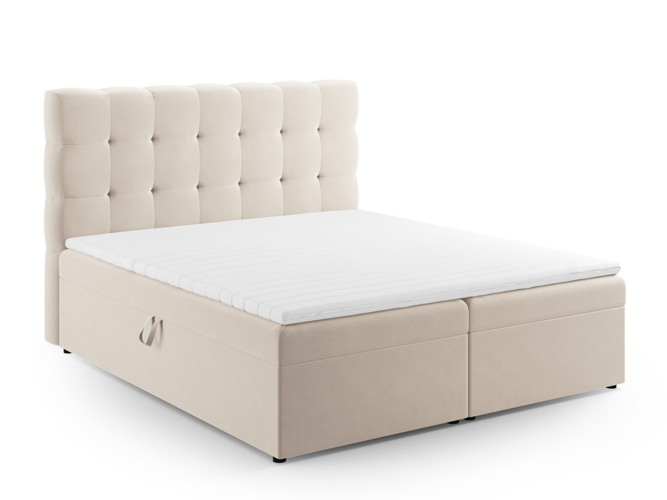 Boxspring postelja Calelbe 121 (Bluvel 22)