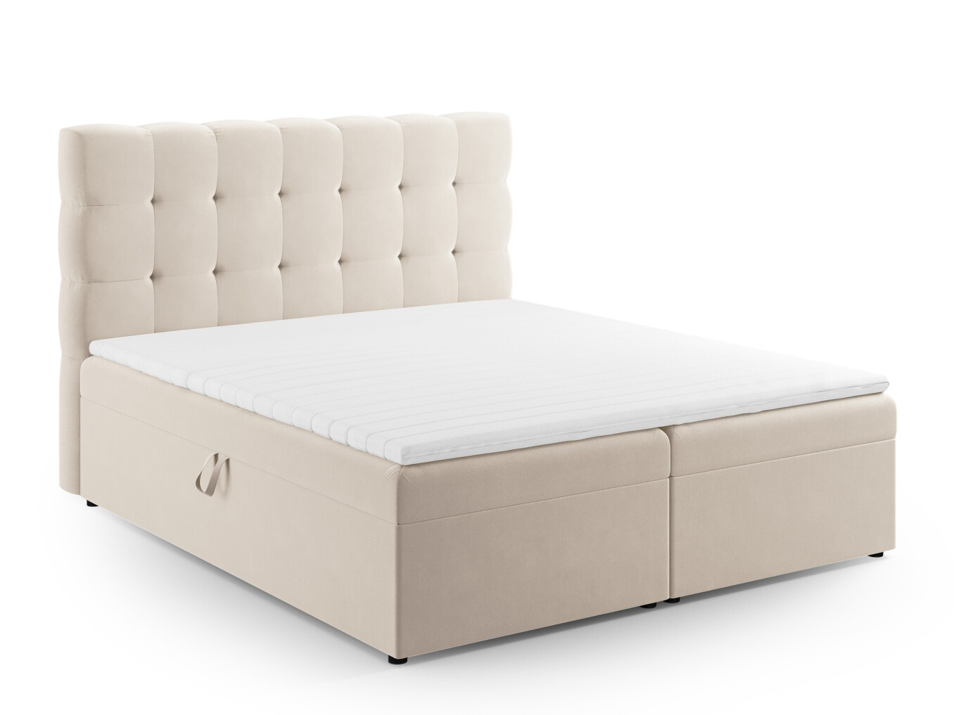 Boxspring postelja Calelbe 121 (Bluvel 22)