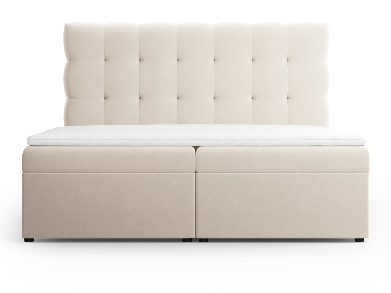 Boxspring postelja Calelbe 121 (Bluvel 22)