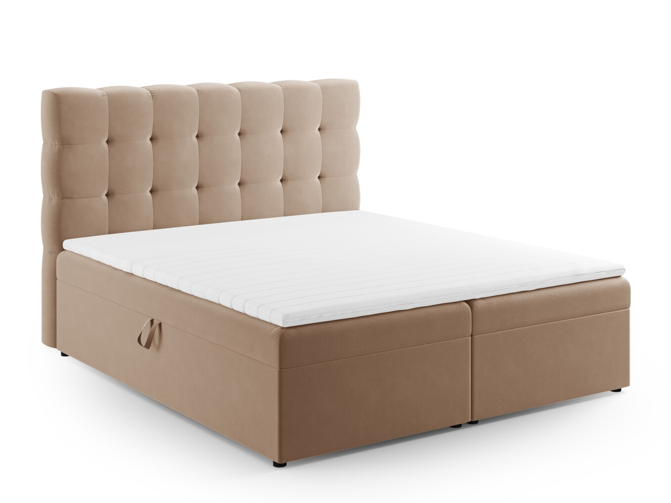 Boxspring postelja Calelbe 121 (Bluvel 28)