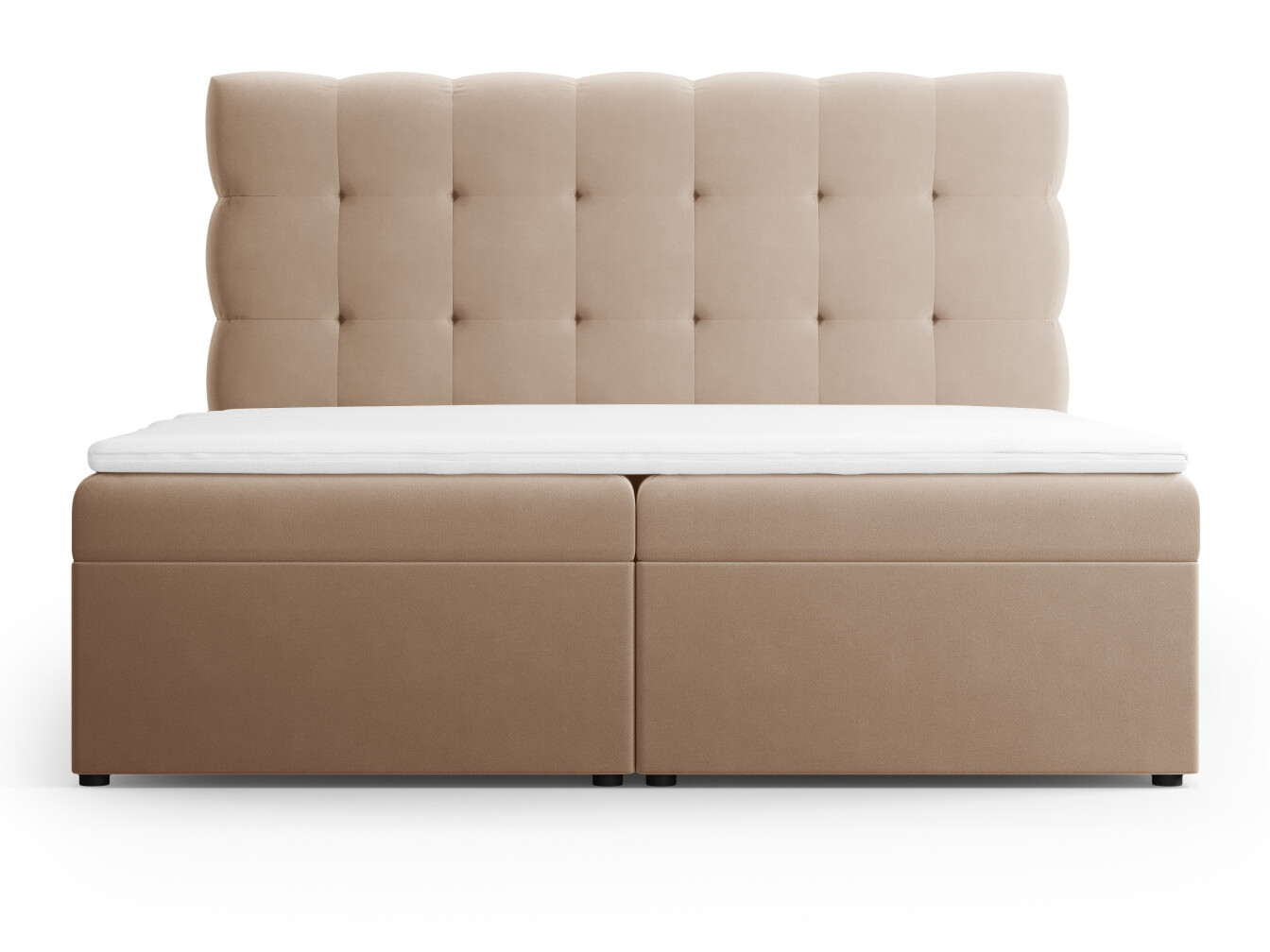 Boxspring postelja Calelbe 121 (Bluvel 28)